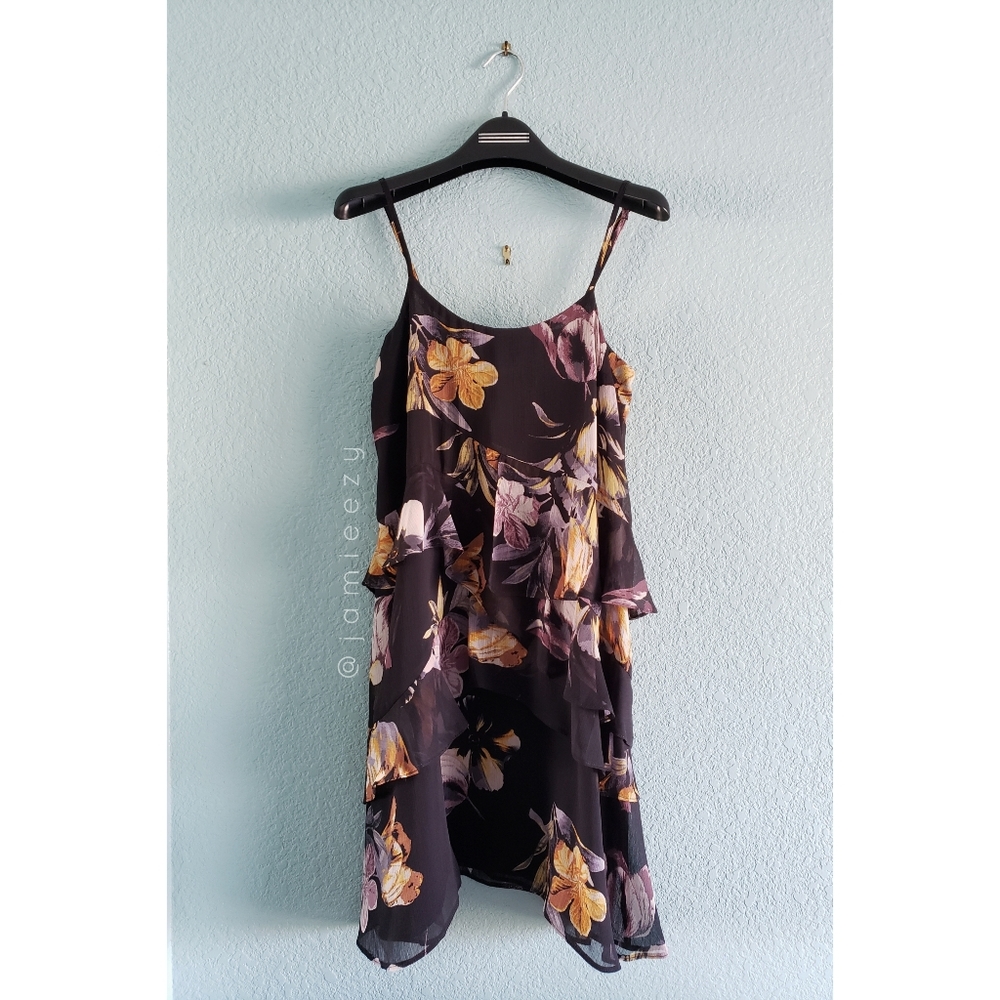 Topshop | NWT Floral Print Tiered Ruffle Dress - Picture 1 of 10